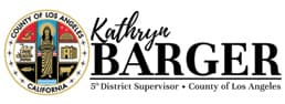 Logo for Kathryn Barger, 5th District Supervisor, County of Los Angeles.