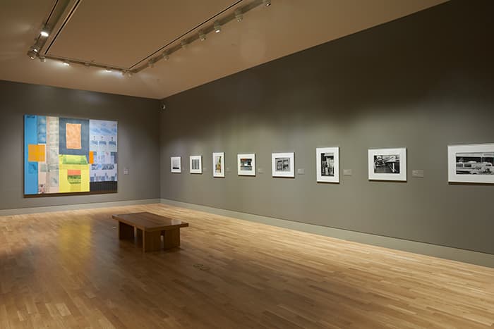 Robert Rauschenberg’s Global Loft (Spread) installed in gallery