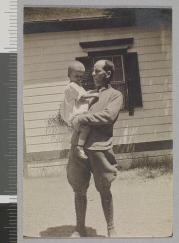 Laurie Smith and child