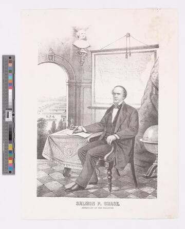 Salmon P. Chase. Secretary of the Treasury