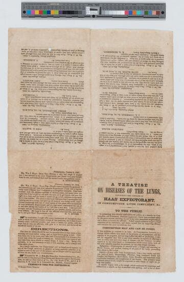 A treatise on diseases of the lungs, describing the virtues of Haas' expectorant