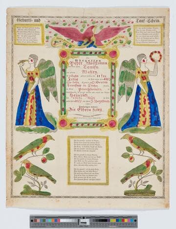 Geburts-und Tauf-Schein