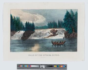 Falls of the Ottawa River. : Canada