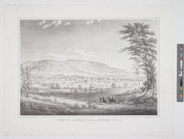 View of Painted Post, Steuben Co. N.Y. : From the north side. 1850