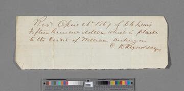 Financial accounts 1867-1868