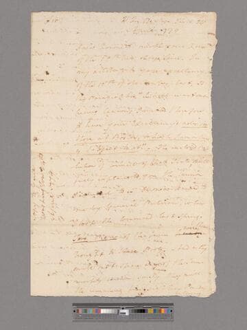 Letter from Major General Alexander McDougall, headquarters Peekskill, to George Washington