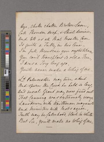 Aye, chatter chatter Brother Sam: a poem