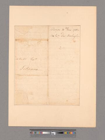 Letter from Jonathan Trumbull, Jr., Lebanon, to George Washington