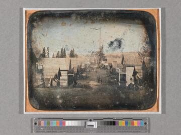 View of Main Street, Orleans, Humboldt County, California