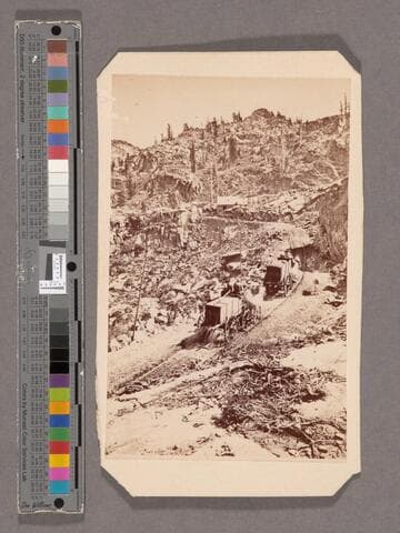 Scene near Summit Tunnel. Eastern Slope of Western Summit