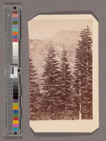 Castle Peak, from Railroad. Above Donner Lake