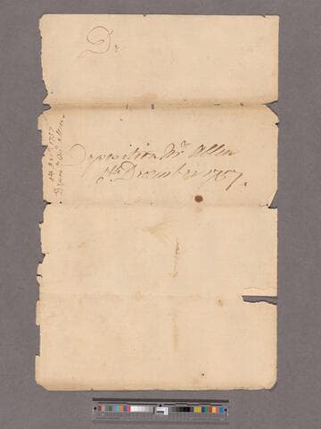 William Allen, James Hamilton, Richard Peters, and Nicholas Scull deposition relating to the 1686 Walking Purchase deed and the 1737 Council