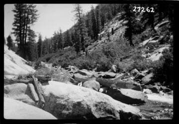 Big Creek, Fish Valley - Upstream - Fish Creek from Station 1003+70