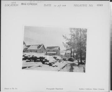 Big Creek, Florence Lake Dam