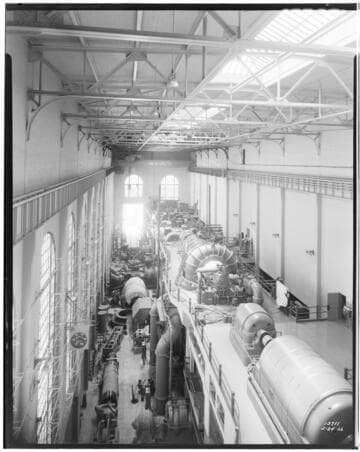 Long Beach Steam Station, Plant #2 - Turbo room