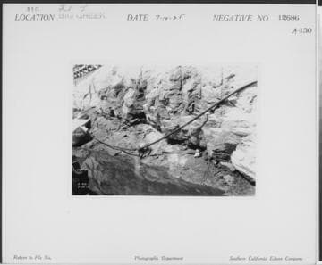 Big Creek, Florence Lake Dam - Construction in River Section for multiple-arch dam