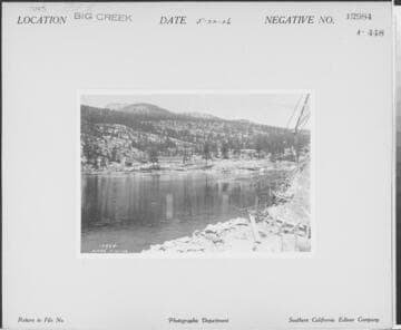 Big Creek, Florence Lake Dam - Florence Lake Dam