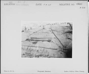 Big Creek, Florence Lake Dam - Construction in River Section for multiple-arch dam