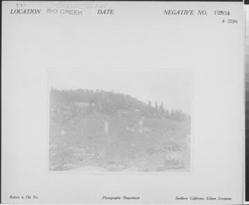 Big Creek, Shaver Lake Dam