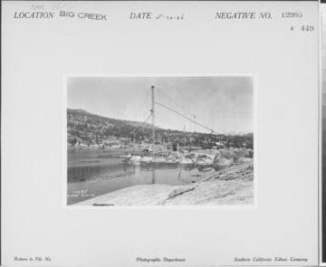 Big Creek, Florence Lake Dam