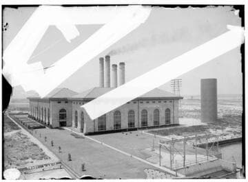 Long Beach Steam Station, Plant #1 - general view from bridge half