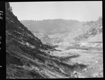 Big Creek - Mammoth Pool - Burning in Kaiser Creek area