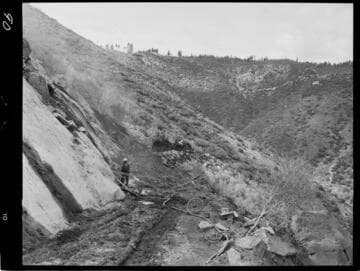 Big Creek - Mammoth Pool - Pioneering access road to Powerhouse