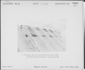 Big Creek, Florence Lake Dam - Upstream face of Dam