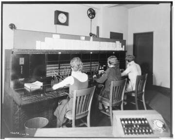 General Store, Telecommunications - Switchboard - Telephone girls