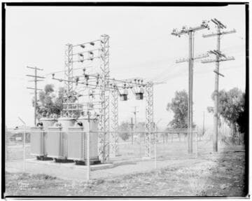 Beaumont substation Outdoor Substation originally recorded as Flanco but later corrected to Beaumont
