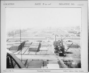 General Store, Pole Yard - Alhambra General Store viewed from tower