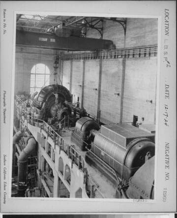 Long Beach Steam Station, Plant #2 - Installing #2 turbo - long
