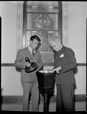 Augustine Rambeau and Romona Cobera with font