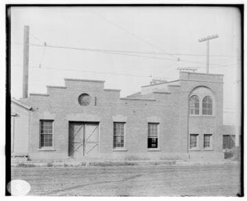 The front exterior of Los Angeles #1 Steam Plant