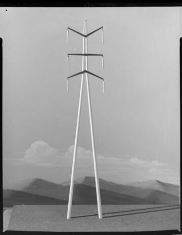 Artist's drawings of new, eye-pleasing, tower construction