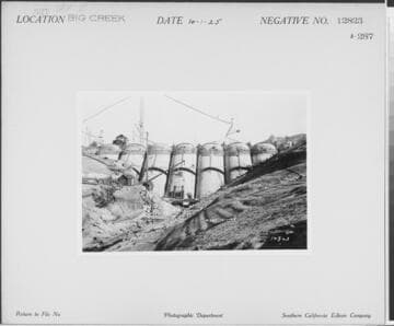 Big Creek, Florence Lake Dam