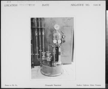 Big Creek Powerhouse #3 - Pressure gauges