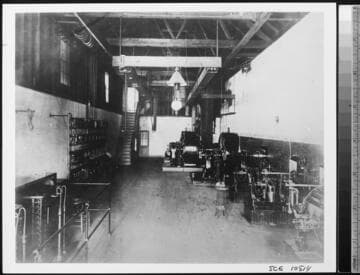 Mill Creek 1, 2&3 Powerhouse - Copy of interior of old Mill Creek #1 - First three