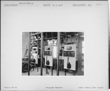 Santa Paula Substation - Interior