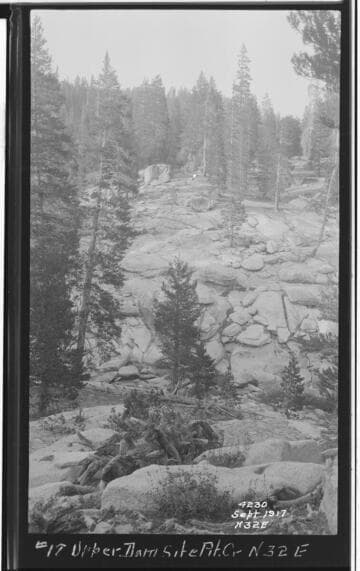 Big Creek Scenery - Sohier's investigation of future developments of Big Creek Project