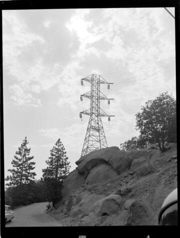 Big Creek transmission line tower