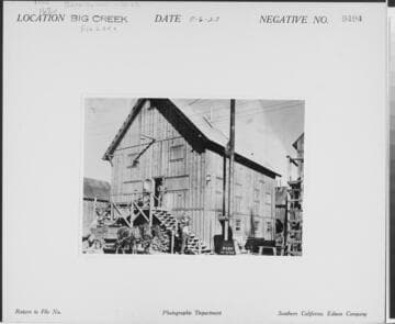 Big Creek, Florence Lake Dam