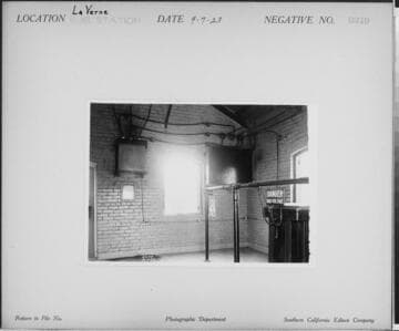 La Verne Substation - Interior