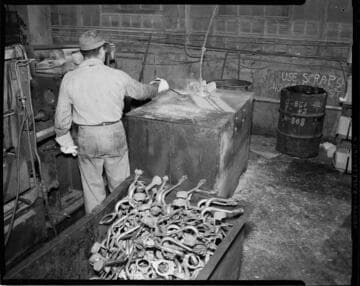 Foundry with metal treating facilities & furnaces