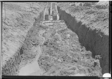 Big Creek Powerhouse #3 - Excavation for Tunnel 3 - Shaver end