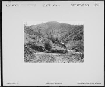 Big Creek Powerhouse #3 - Road construction