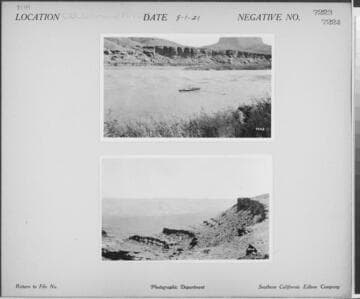Colorado River - Boat on Colorado River