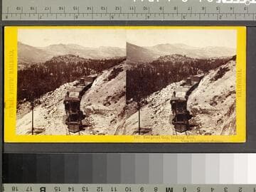 167. Emigrant Gap, looking East, Yuba Mountains in distance