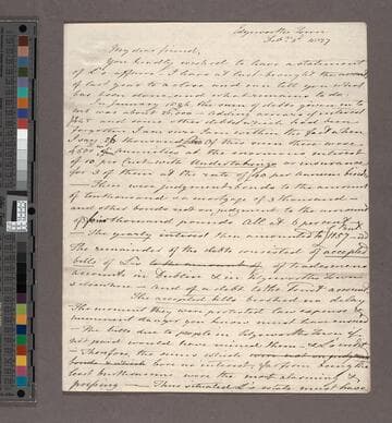 Edgeworth, Maria.  Letter to [Sir Francis Beaufort]