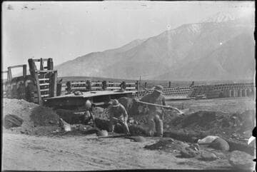 Irrigation pipe, Morongo Indian Reservation